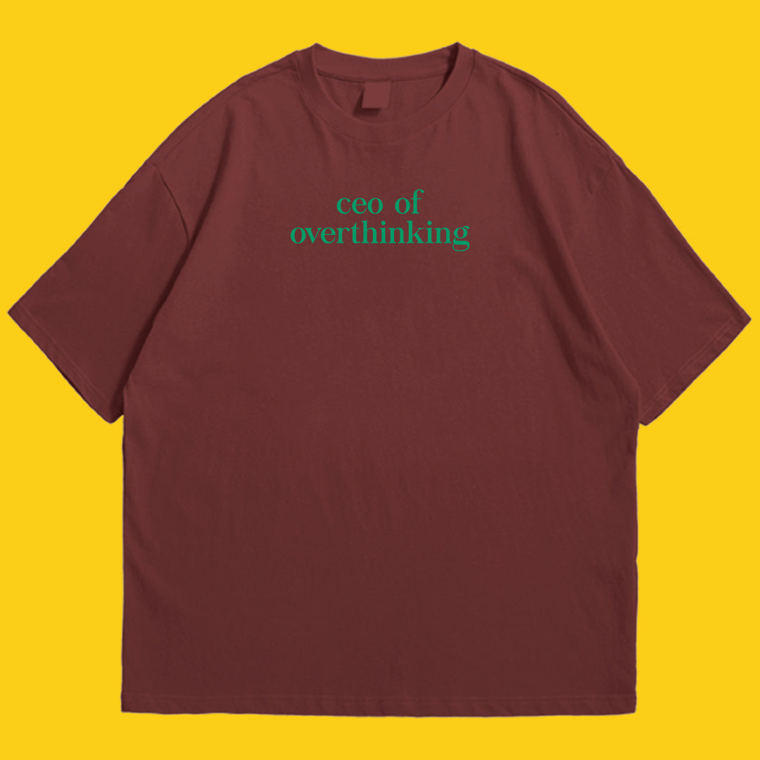 Brandzvibe CEO of overthinking Drop Shoulder
