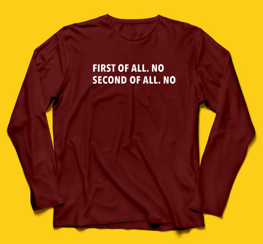 Brandzvibe No Full Sleeves