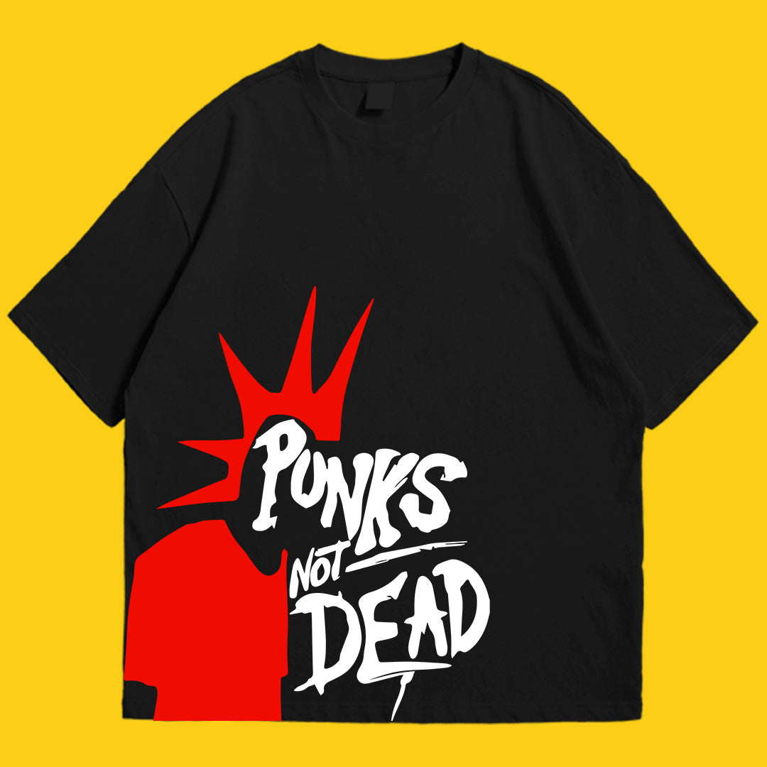 Brandzvibe Punks not dead drop shldr