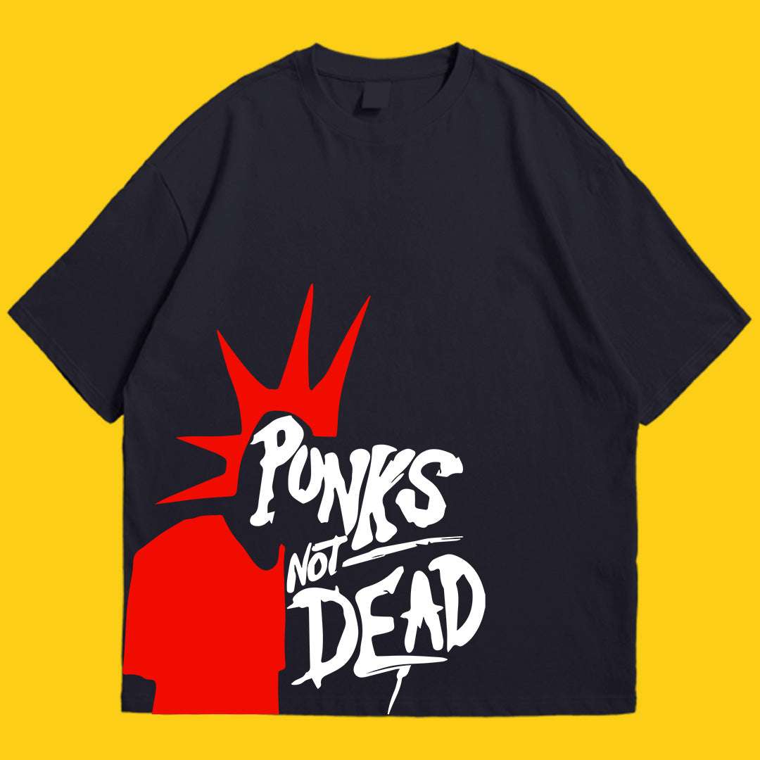 Brandzvibe Punks not dead drop shldr