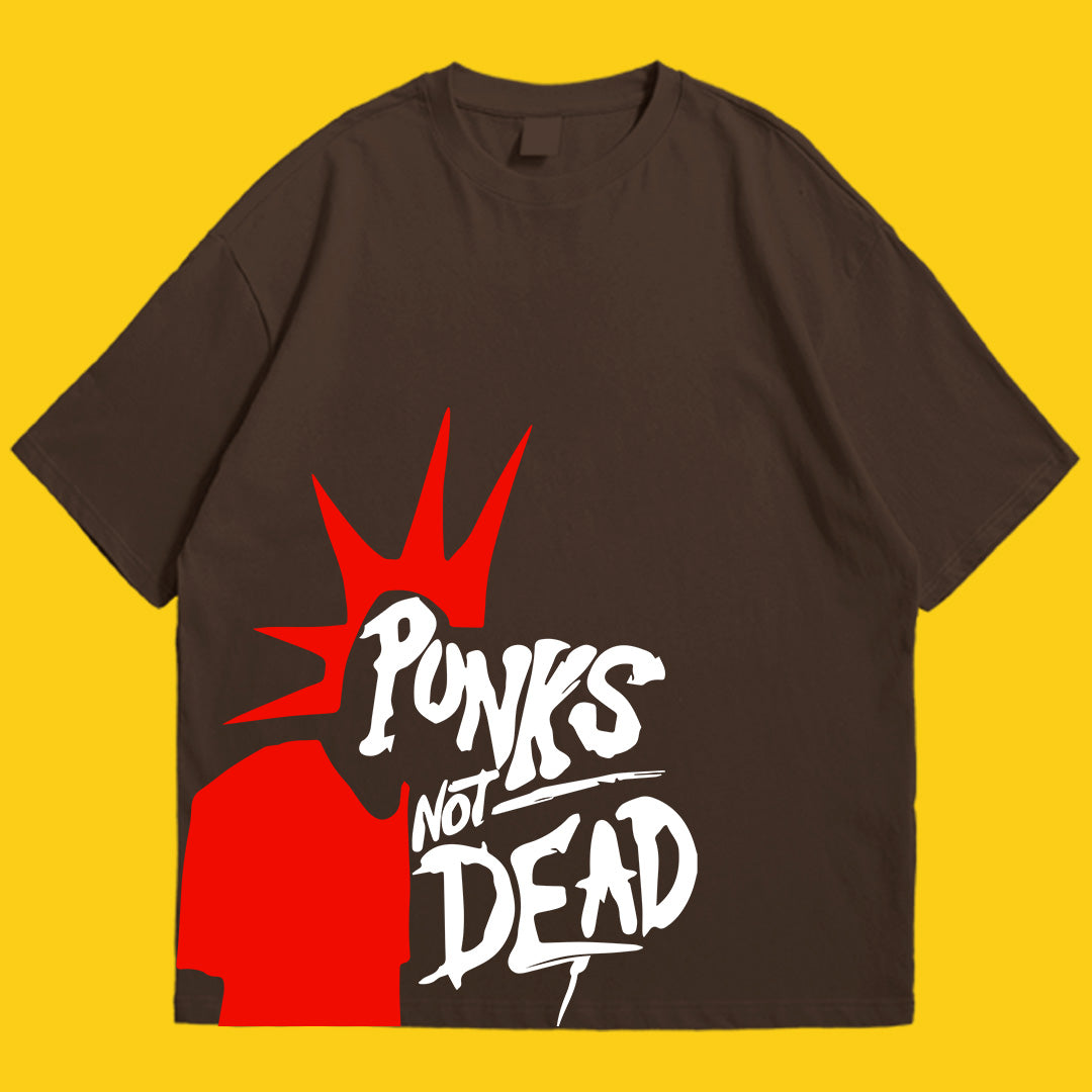 Brandzvibe Punks not dead drop shldr