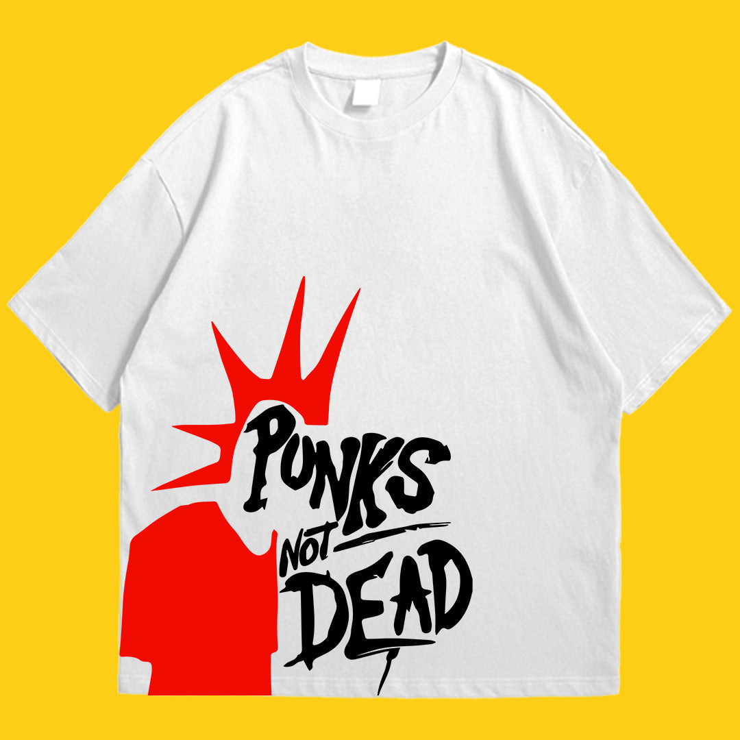 Brandzvibe Punks not dead drop shldr