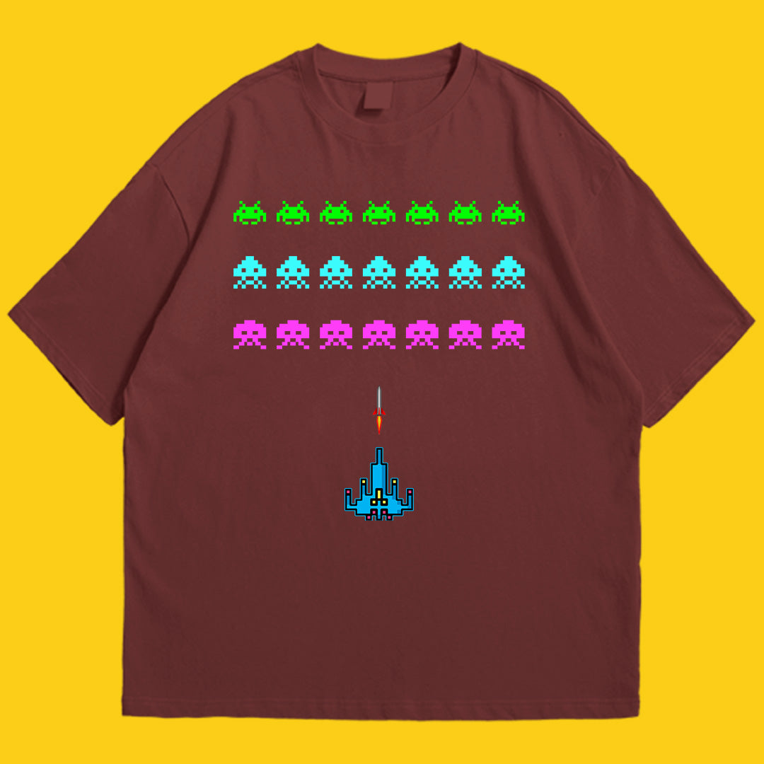 Brandzvibe Space invader drop shldr
