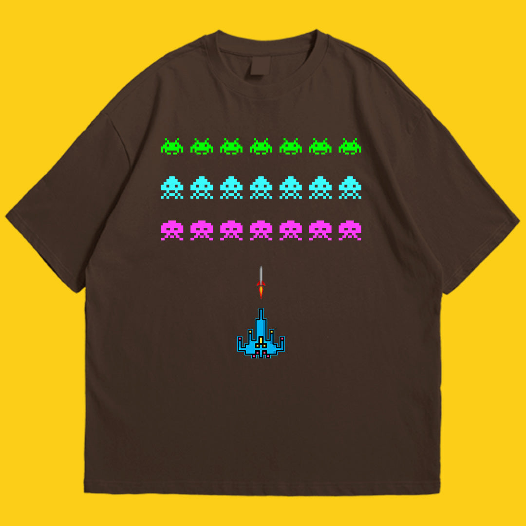 Brandzvibe Space invader drop shldr
