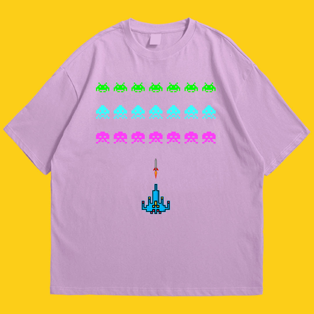Brandzvibe Space invader drop shldr