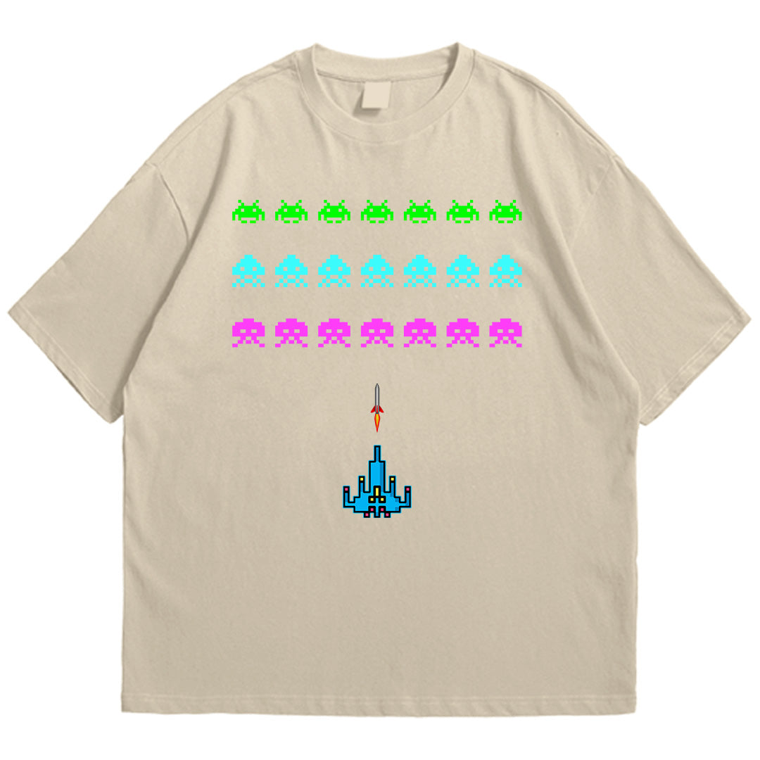 Brandzvibe Space invader drop shldr