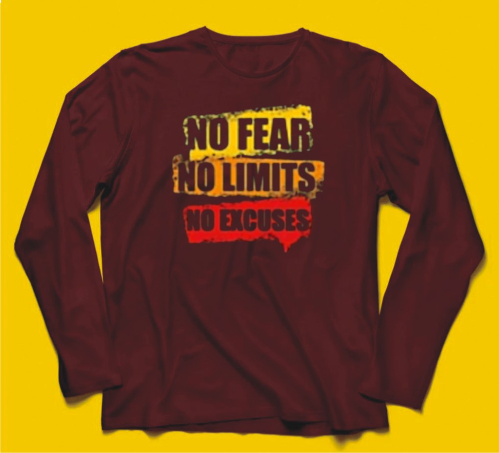 Brandzvibe No Fear No limits No Excuses