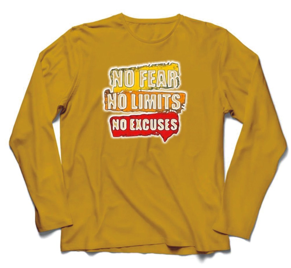 Brandzvibe No Fear No limits No Excuses