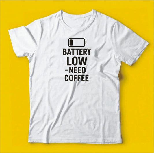 Brandzvibe Battery Low Need Coffee