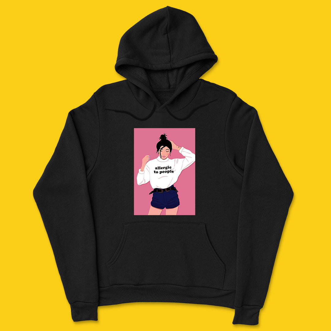 Brandzvibe Allergic hoodie