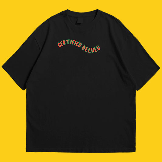 Brandzvibe Certified delulu drop shldr
