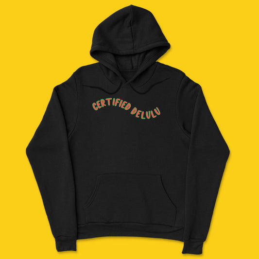 Brandzvibe Certified delulu hoodie