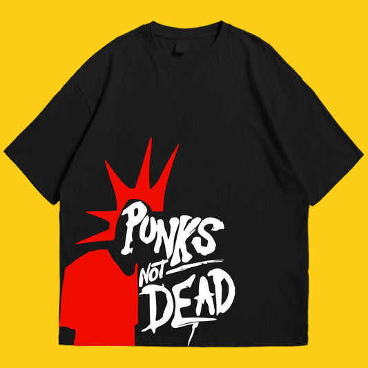 Brandzvibe Punks not dead drop shldr